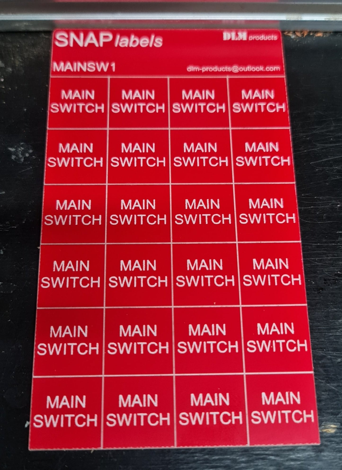 Single phase main switch