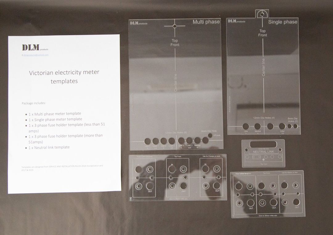 Victorian Meter template kit