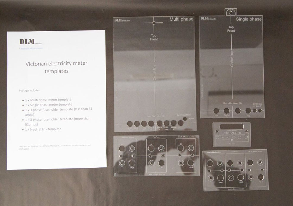 Victorian Meter template kit – DLM products
